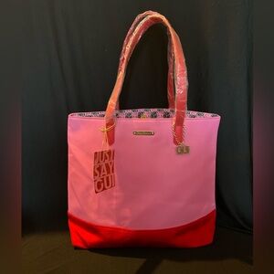 Juicy Couture Pink and Red Tote
